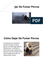 Como Dejar de Fumar Porros - Cual Es La Mejor Manera de Dejar Los Porros