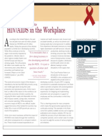 Good Practice Note: HIV/AIDS in The Workplace (December 2002)