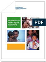 Introduction To Health Impact Assessment (April 2009)