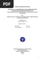 Download PENENTUAN ASAM PROPIONAT DALAM PRODUK ROTI DENGAN METODE KROMATOGRAFI GAS by ElzaSafitri SN168988224 doc pdf