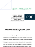 Kaedah Pengajaran & Pembelajaran Jawi