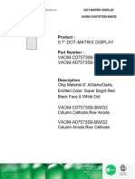 0.7" Dot-Matrix Display: Product