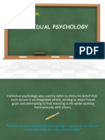 Adler Individual Psychology