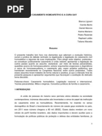 o Casamento Homoafetivo e a Cura Gay