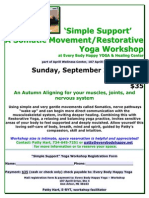 Simple Support Workshop 9-22-13