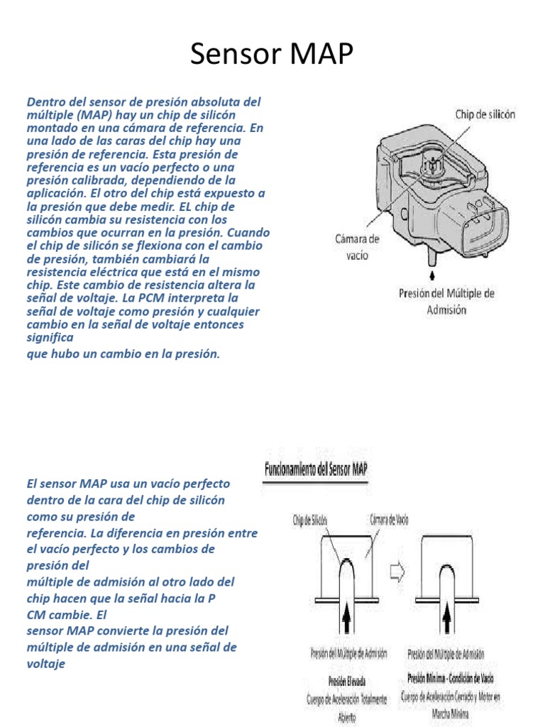 Sensor MAP | PDF | Vacío | Presión