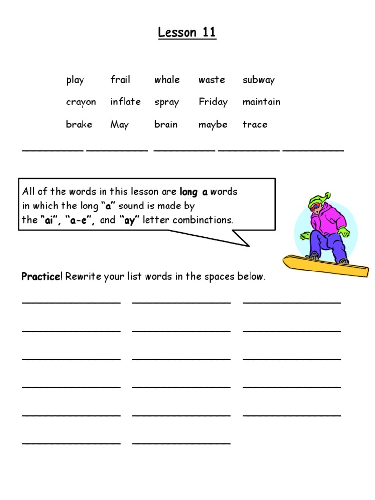 Lesson 11 | PDF | Language Arts & Discipline