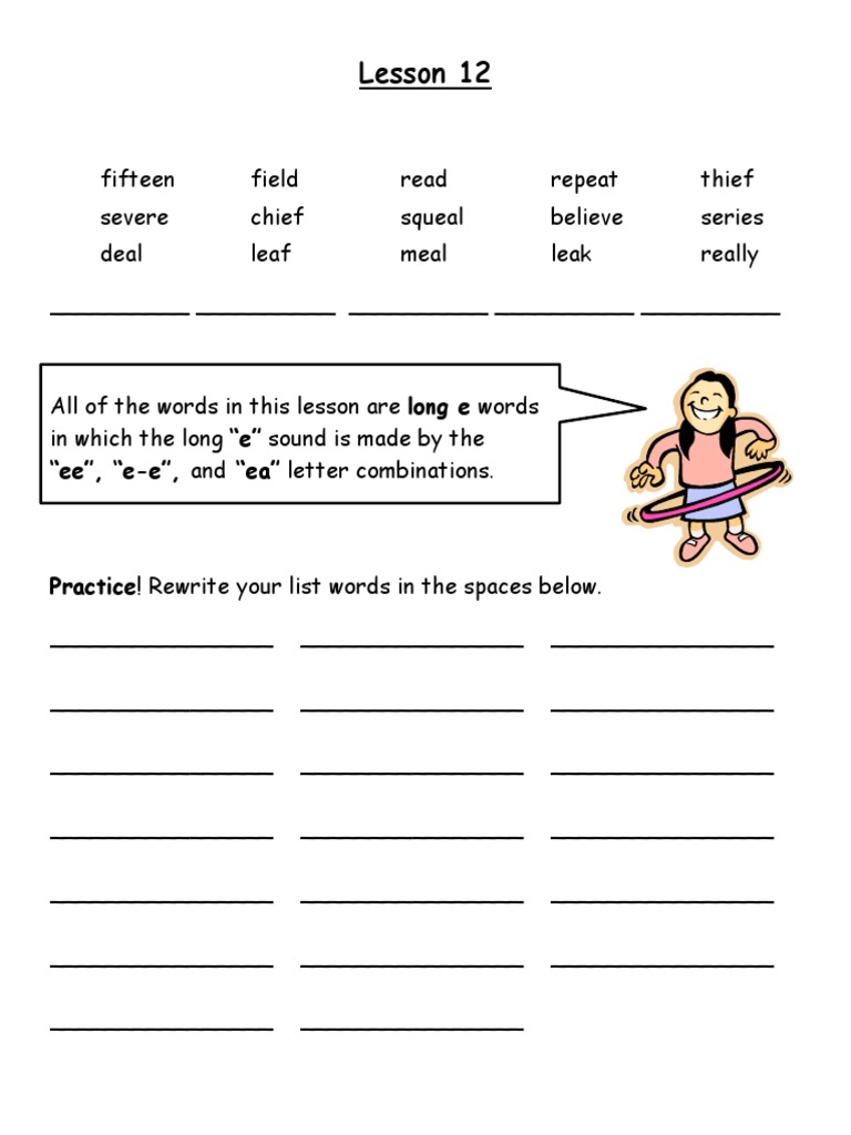 Lesson 12 | PDF | Language Arts & Discipline