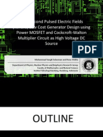 Nanosecond Pulsed Electric Fields (nsPEFs) Low Cost Generator Design using Power MOSFET and Cockcroft-Walton Multiplier Circuit as High Voltage DC Source