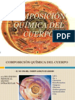 COMPOSICION QUÍMICA DEL CUERPO Clase