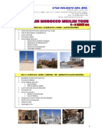 9d7n Spain Morocco Muslim Tour 11-19 Mar 2014 - Itinerary