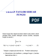 Uraian Taylor Sebuah Fungsi PDF