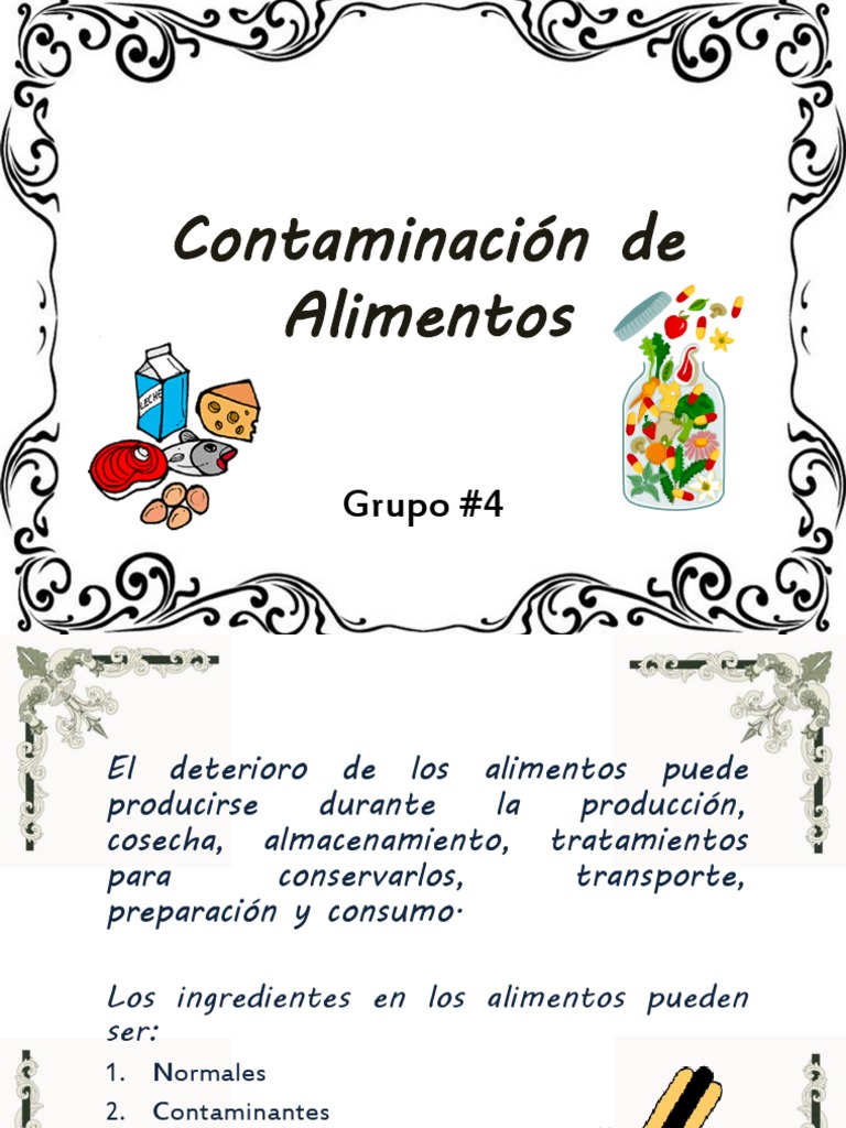 Contaminación de Alimentos y Salud | PDF | Alimentos | Contaminación