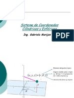 Sistema de Coordenadas Cilíndricas y Esféricas