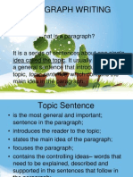 Paragraph Writing: What Is A Paragraph?