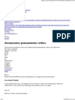 Documentos Pensamiento Critico