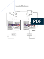 End to End Testing Procedure