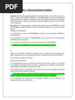 Act 3 Reconocimiento Unidad 1 - Sociología