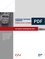 Canadian National Railway Company (SAP Business Transformation Study)