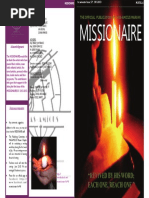 Missionaire (Revived by His Word; Each One, Reach One -1st Semester Issue SY:2012)