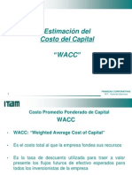Estimando el Costo Promedio Ponderado de Capital (WACC