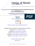 Vos, P. G. (1999) - Key Implications of Ascending Fourth and Descending Fifth Openings. Psychology of Music, 27 (1), 4-17.