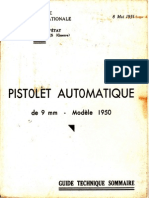 Pistolet Automatique de 9 MM Modèle 1950