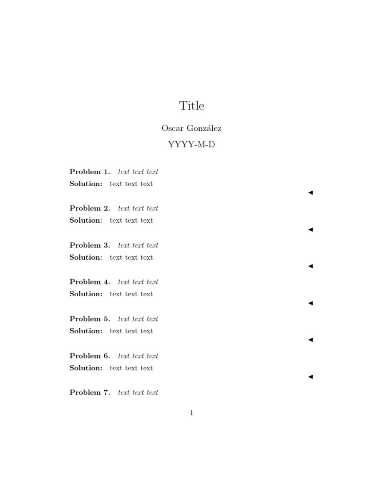 Prob Soution Template | PDF