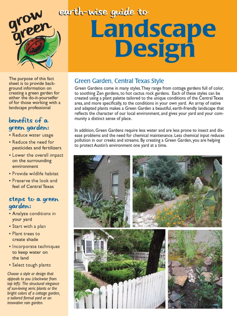 Earth Wise Guide To Landscaping | PDF