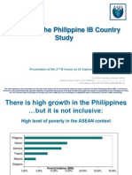 3. DIETRICH - Results of the Philippine IB Country Study