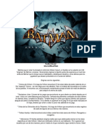 Guia de Acertijos, Cintas y Trofeos de Batman Arkham Asylum