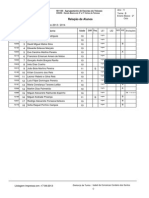 2013 / 2014 Ano Letivo: Relação de Alunos