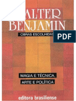 BENJAMIN, Walter. Magia e Técnica, Arte e política