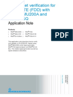 RF Chipset Verification for UMTS LTE