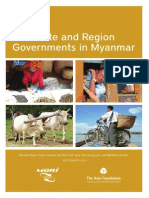 State and Region Governments in Myanmar,MDRI-CESD