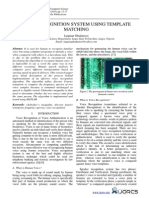 Voice Recognition System using Template Matching