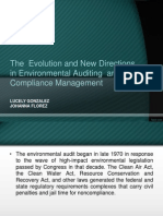 The Evolution of Environmental Auditing and Compliance Management