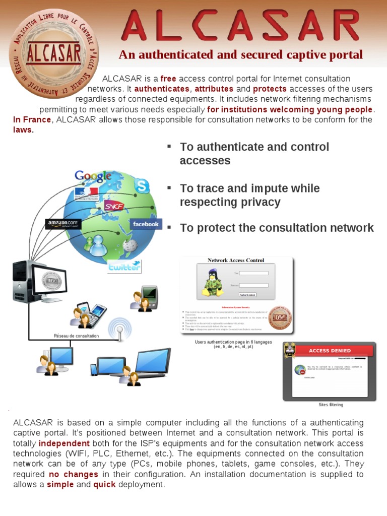 Alcasar 2.6.1 Presentation | PDF | Computer Network | Media Technology