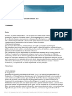 Constitucion de Puerto Rico, USA (Comentada)