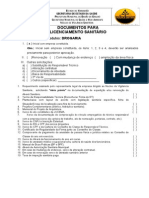 Documentos de Licenciamento Sanitarios