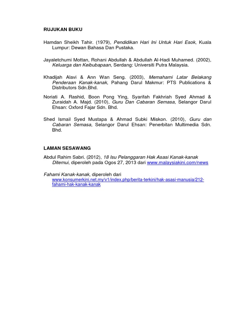 Rujukan Buku  PDF