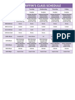 Classschedule