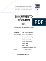 Documento Tecnico - Riel 20013