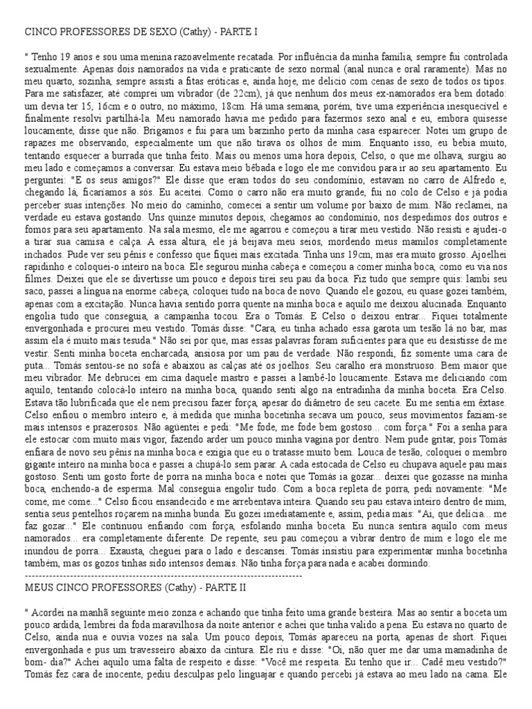 Coletanea Contos Eroticos 24112003 PDF Júlio César Relação sexual
