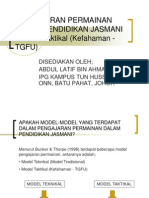 TGFU Model dalam Pendidikan Jasmani