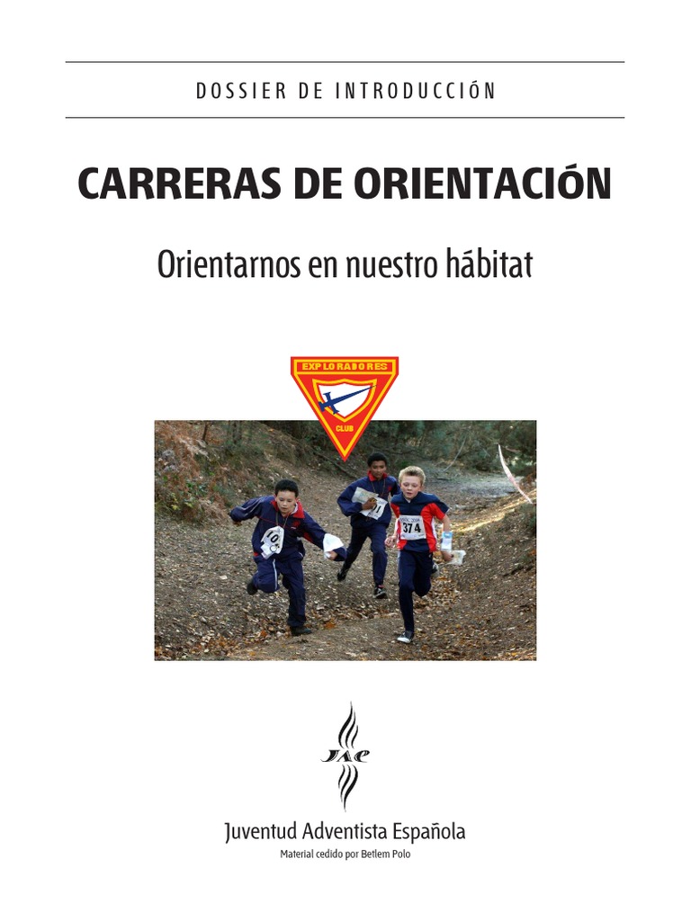 Dossier Carreras de Orientacion Map Leisure