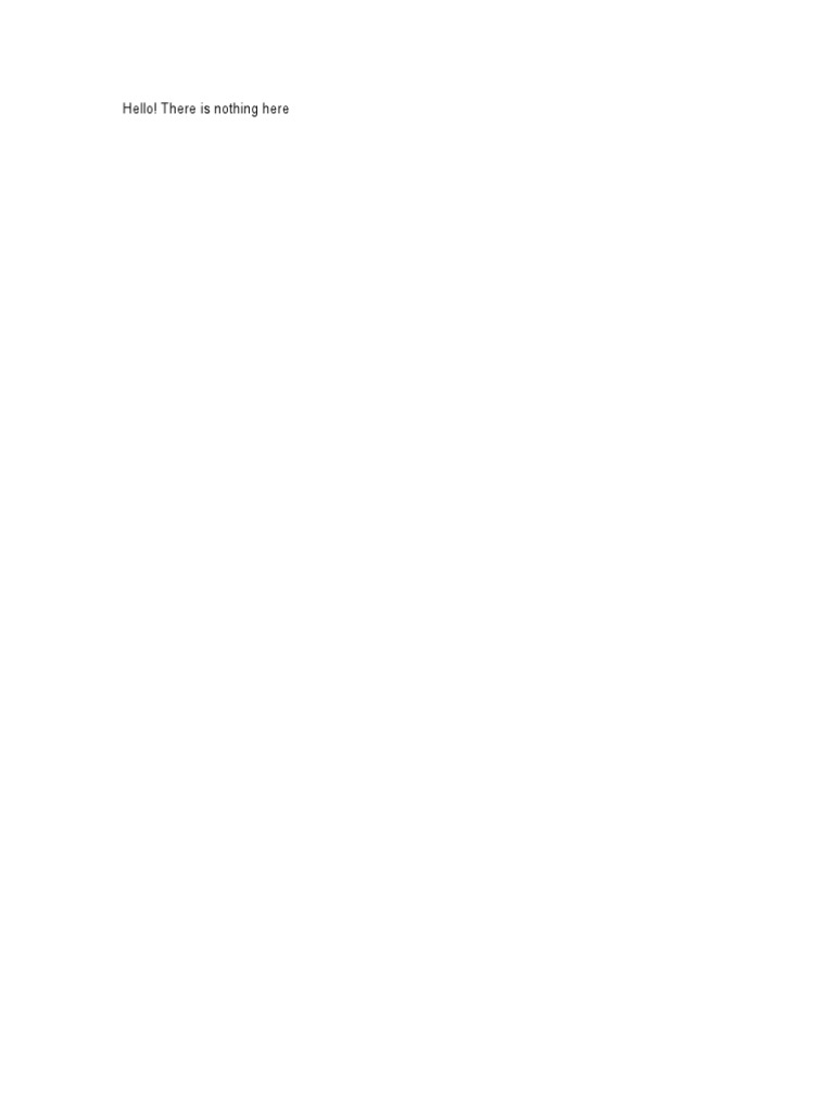 Empty Document Overview | PDF