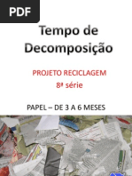 Tempo decomposição