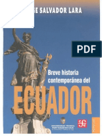 Breve Historia Contemporánea Del Ecuador