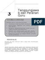 Topik 3 Tanggung Jawab Dan Peranan Guru